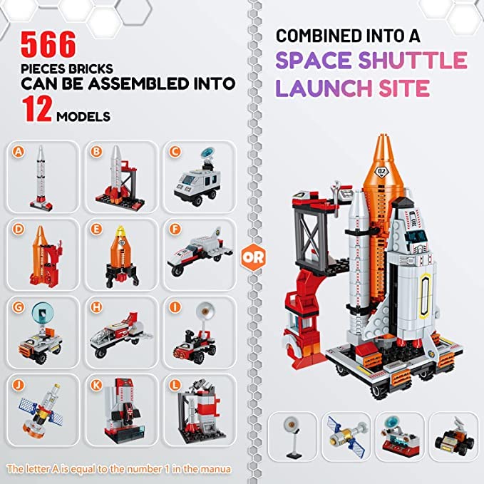 Foto 2 | Set de Bloques de Construcción Chenxuanbro Space Exploration Shuttle - Venta Internacional