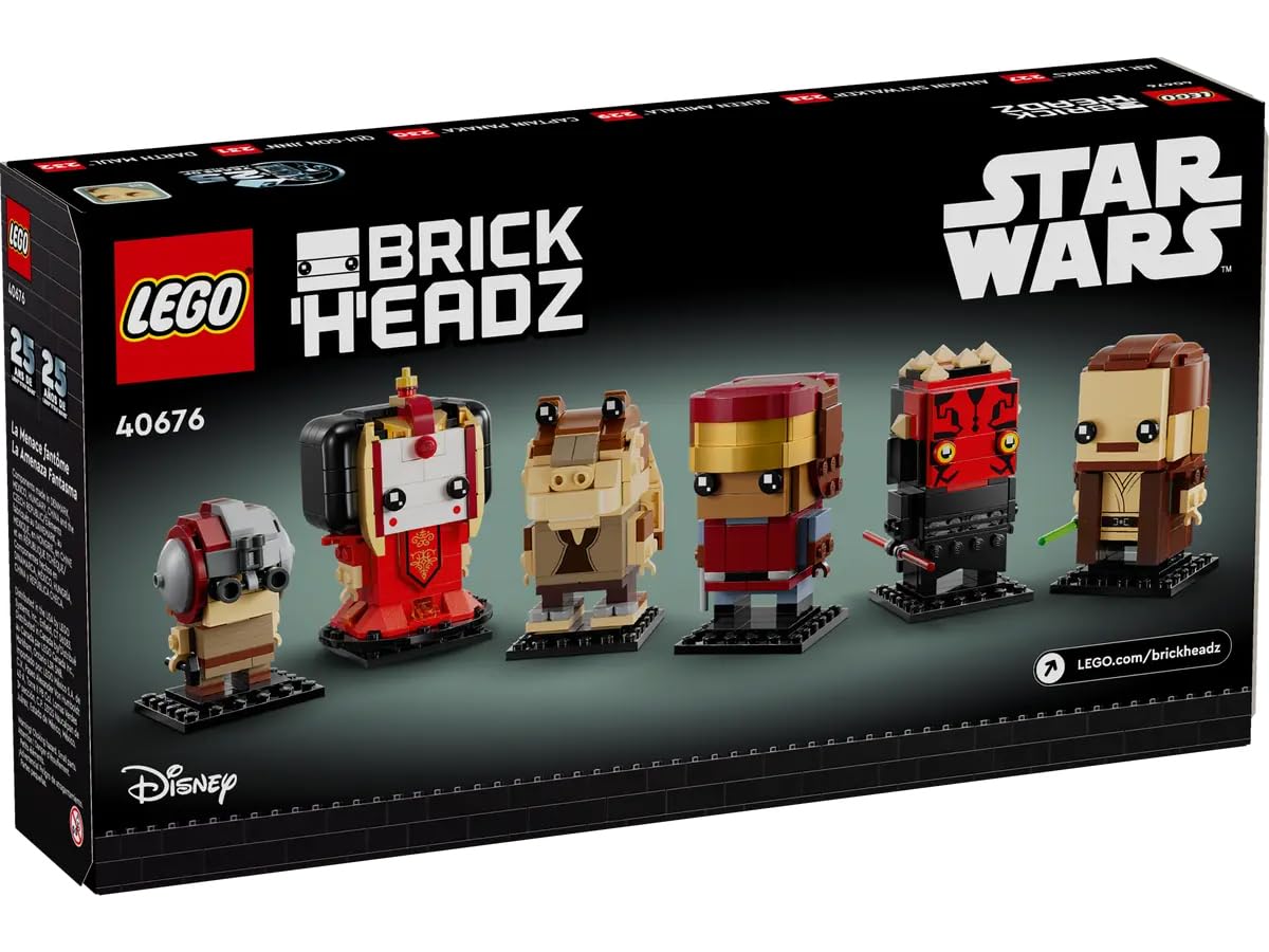 Foto 4 pulgar | Set De Construcción Lego Star Wars 40676 La Amenaza Fantasma 6 Brickheadz - Venta Internacional.