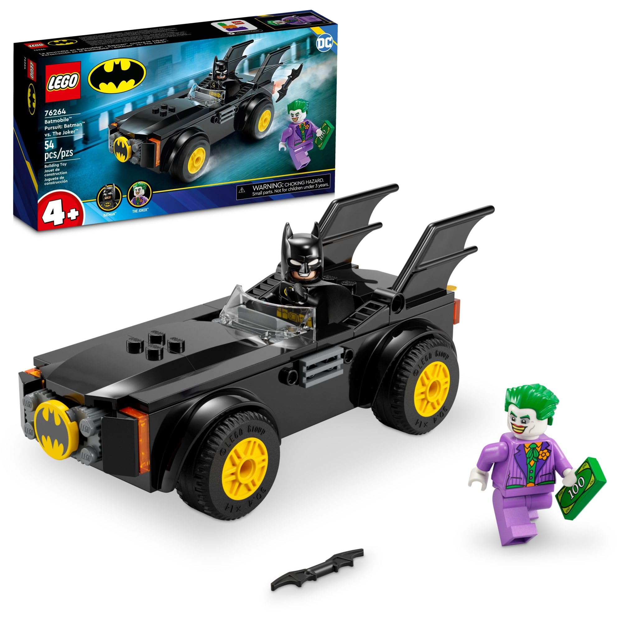 Foto 2 pulgar | Juguete De Construcción Lego Dc Batmobile Pursuit Batman Vs The Joker - Venta Internacional.