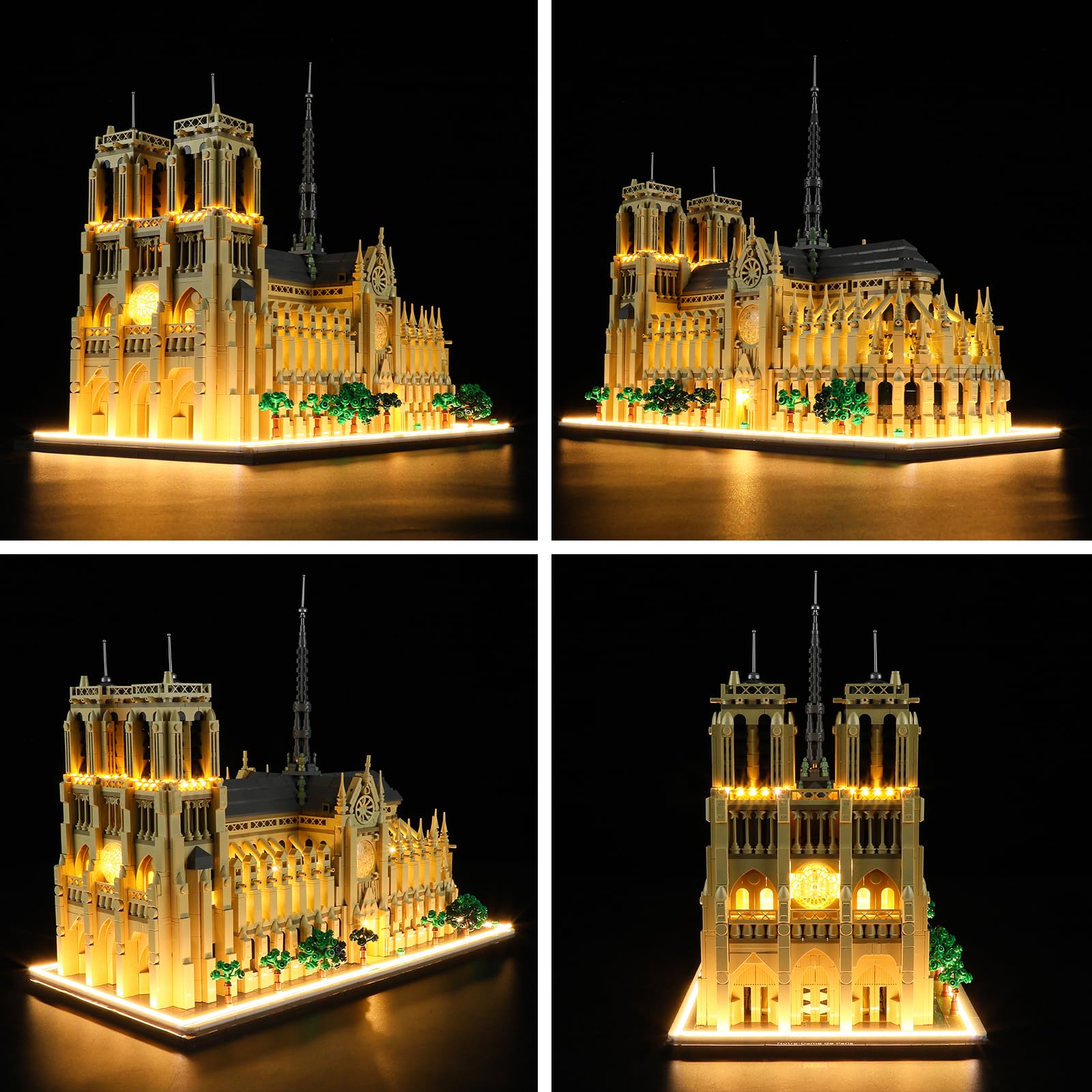 Foto 5 pulgar | Kit De Luces Para Lego Notre Dame Cathedral 21061 De Briksmax - Venta Internacional.
