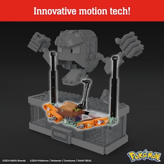 Foto 3 | Set De Juguetes De Construcción Mega Pokémon Mini Motion Geodude 343 Piezas - Venta Internacional.