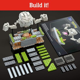 Foto 4 | Set De Juguetes De Construcción Mega Pokémon Mini Motion Geodude 343 Piezas - Venta Internacional.