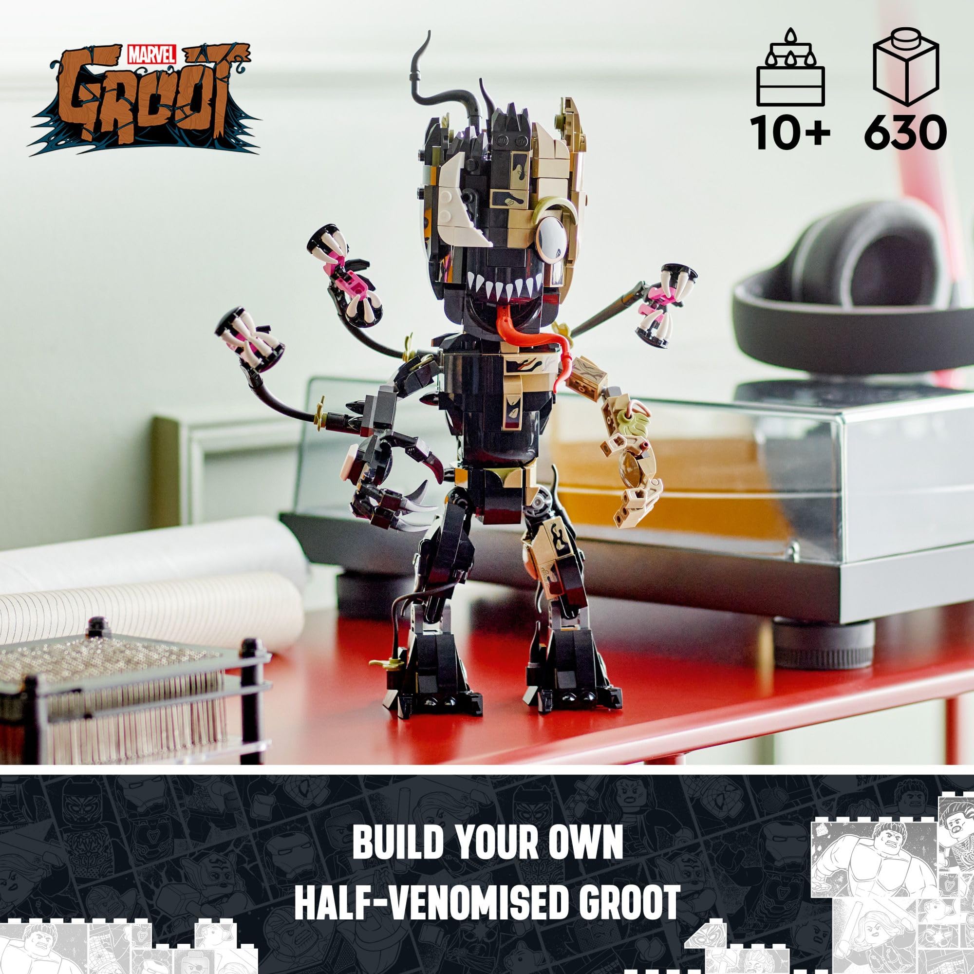 Foto 3 pulgar | Juguete Lego Marvel Venomized Groot 76249 Transformable - Venta Internacional.