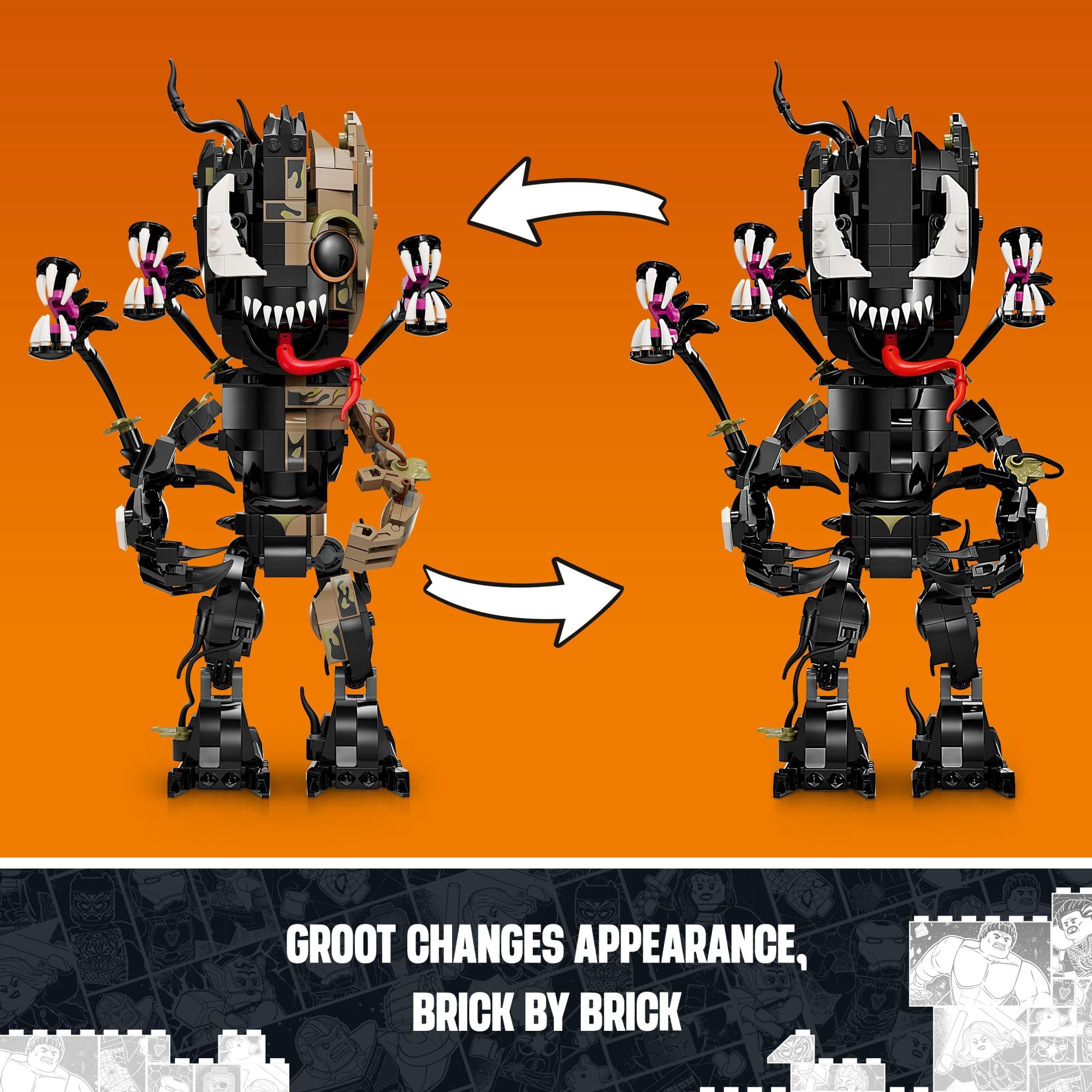 Foto 4 pulgar | Juguete Lego Marvel Venomized Groot 76249 Transformable - Venta Internacional.