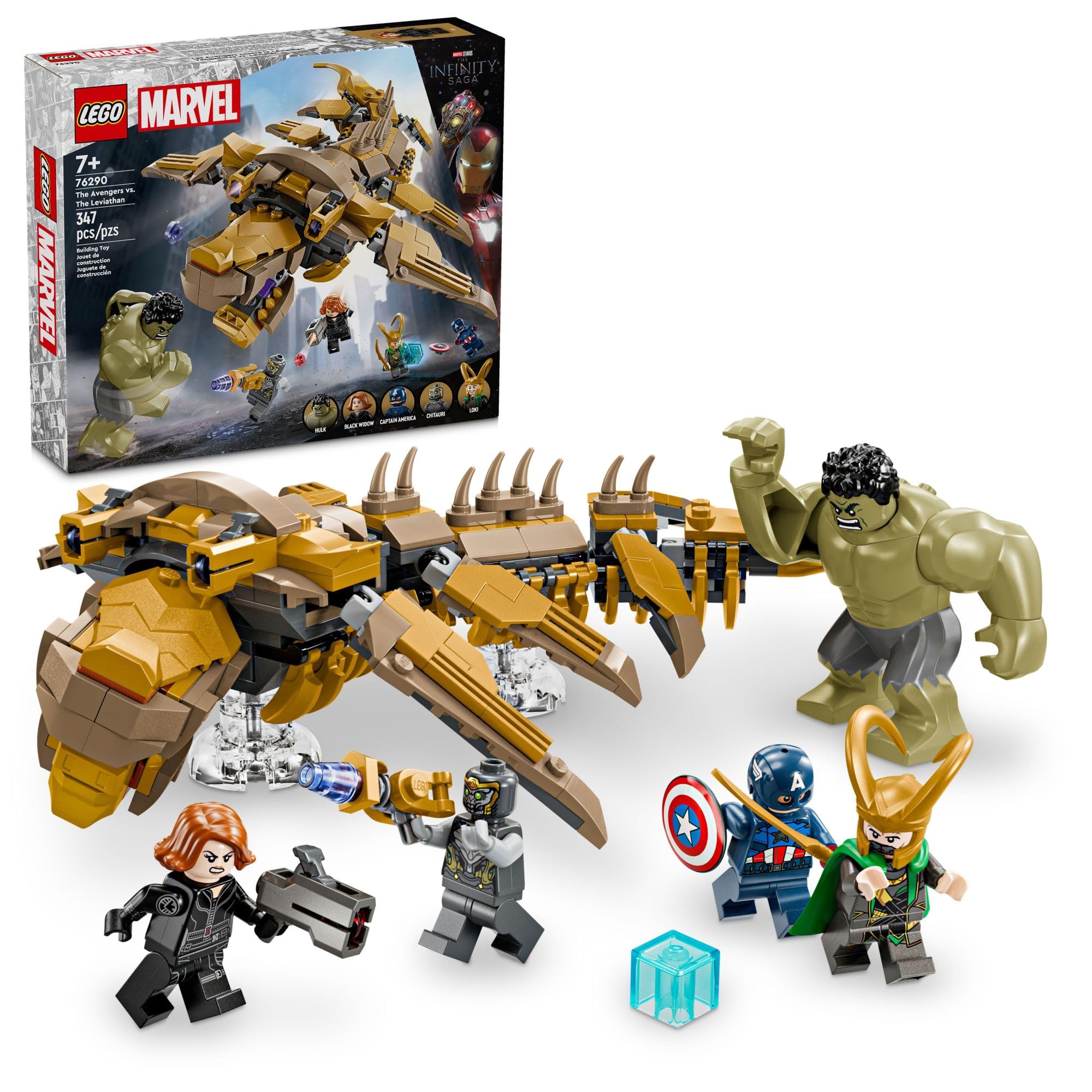 Set De Construcción Lego Marvel Los Vengadores Contra El Leviatán - Venta Internacional. $1,765