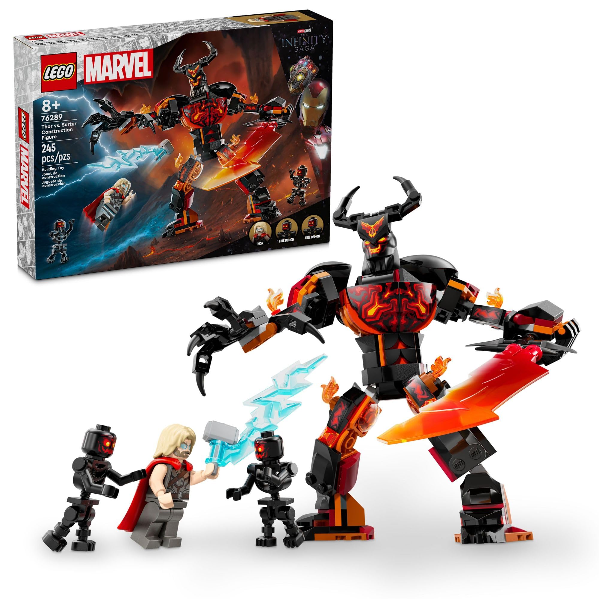 Foto 2 pulgar | Figura De Construcción Lego Marvel Thor Contra Surtur 76289 - Venta Internacional.