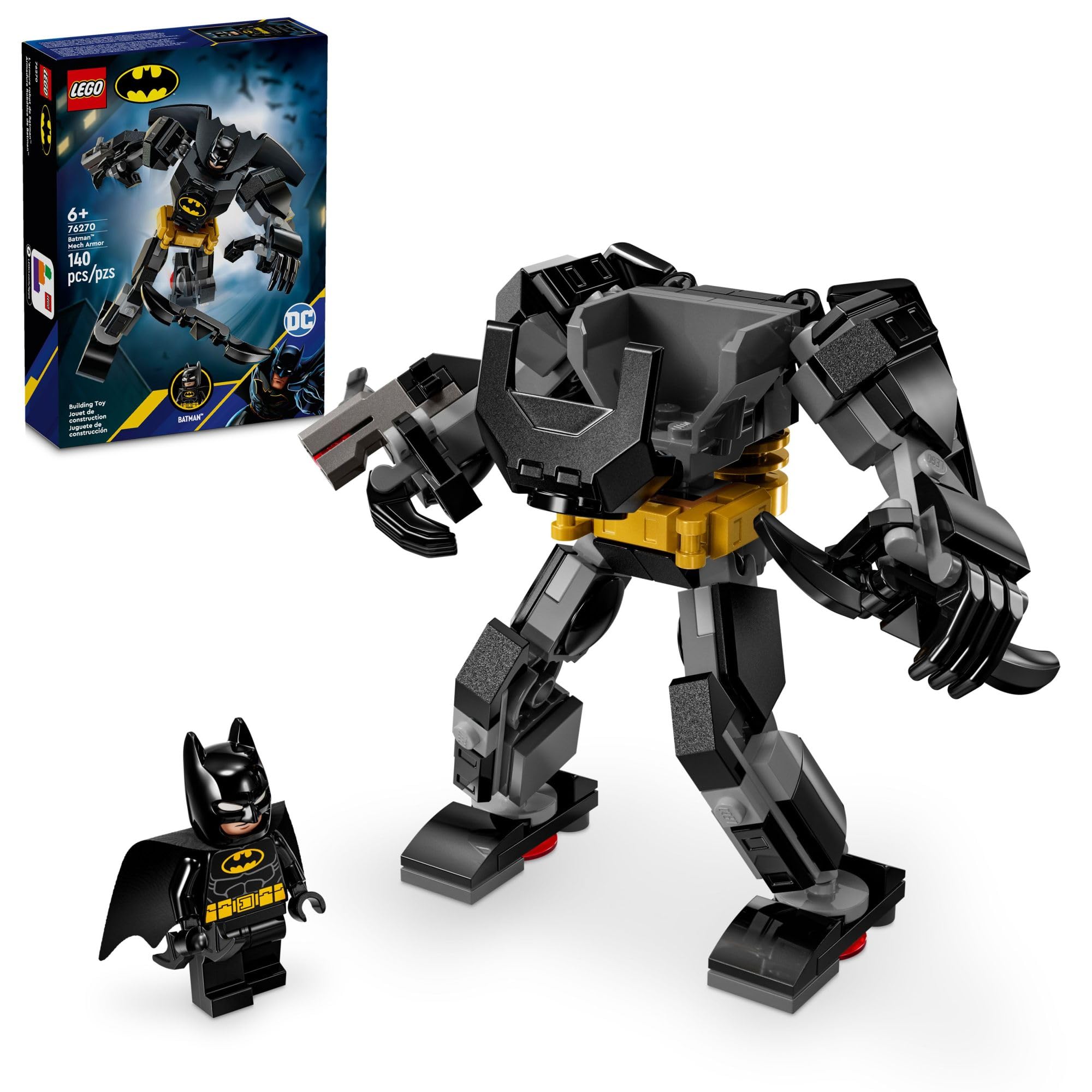 Armadura Mecánica Batman Batman De Juguete Lego Dc Con Minifigura De Batman - Venta Internacional. $648