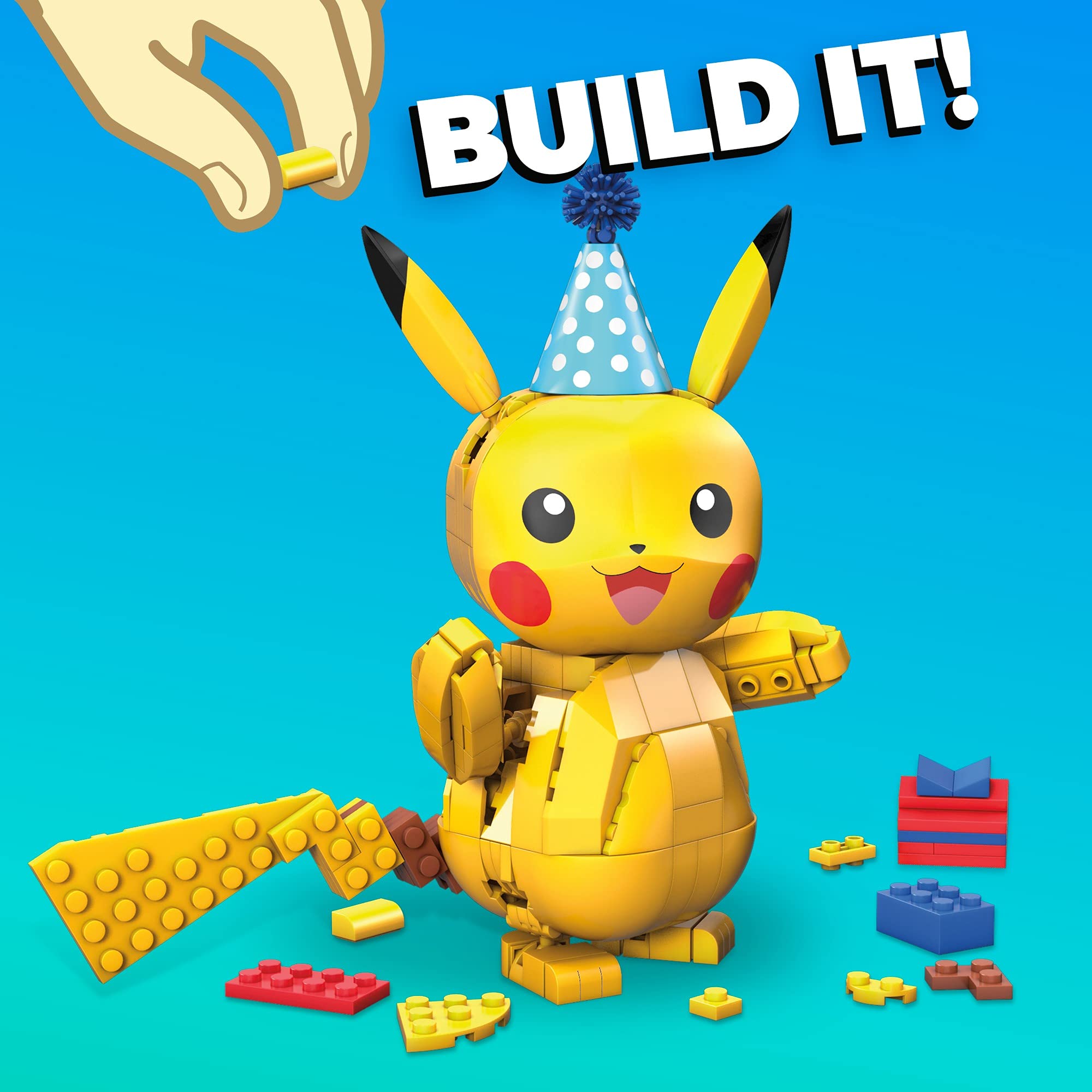 Foto 4 pulgar | Set De Construcción Mega Construx Pokémon Celebration Pikachu - Venta Internacional.