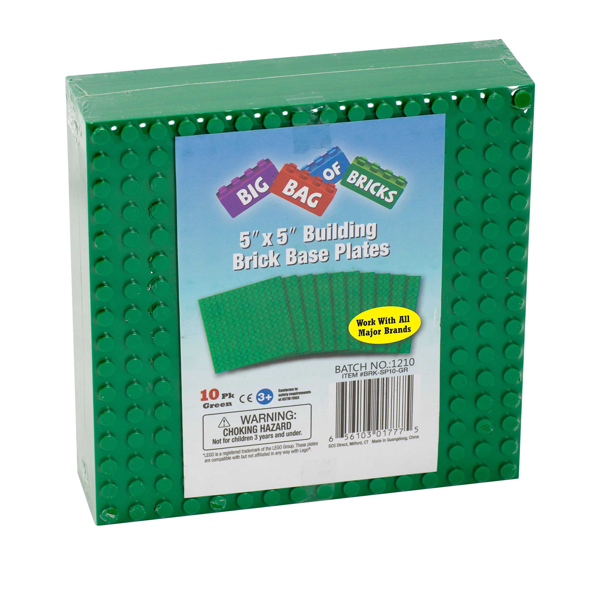 Foto 5 | Bloques De Construcción: Placas Base Scs Direct Green, 5 X 5 Unidades (10 Unidades) - Venta Internacional.