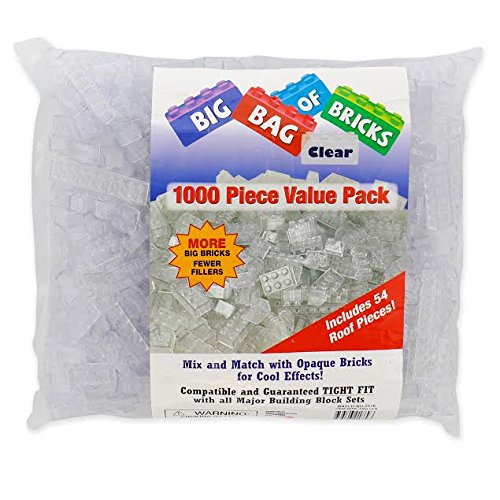 Foto 8 pulgar | Building Block Bricks Scs Direct, 1000 Unidades, Juego A Granel, Color Transparente - Venta Internacional.