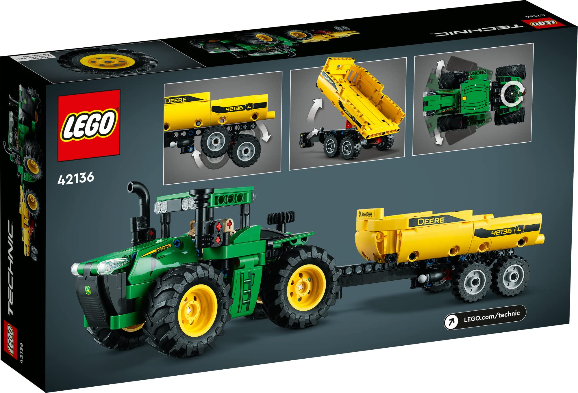 Foto 7 pulgar | Juguete De Construcción Lego Technic John Deere 9620r 4wd Tractor 42136 - Venta Internacional.