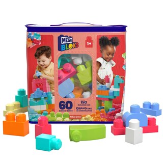Foto 1 | Bloques De Construcción Mega Bloks First Builders Con 60 Bloques - Venta Internacional.