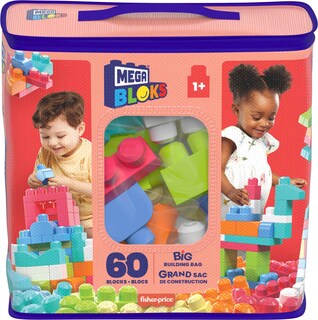 Foto 6 | Bloques De Construcción Mega Bloks First Builders Con 60 Bloques - Venta Internacional.