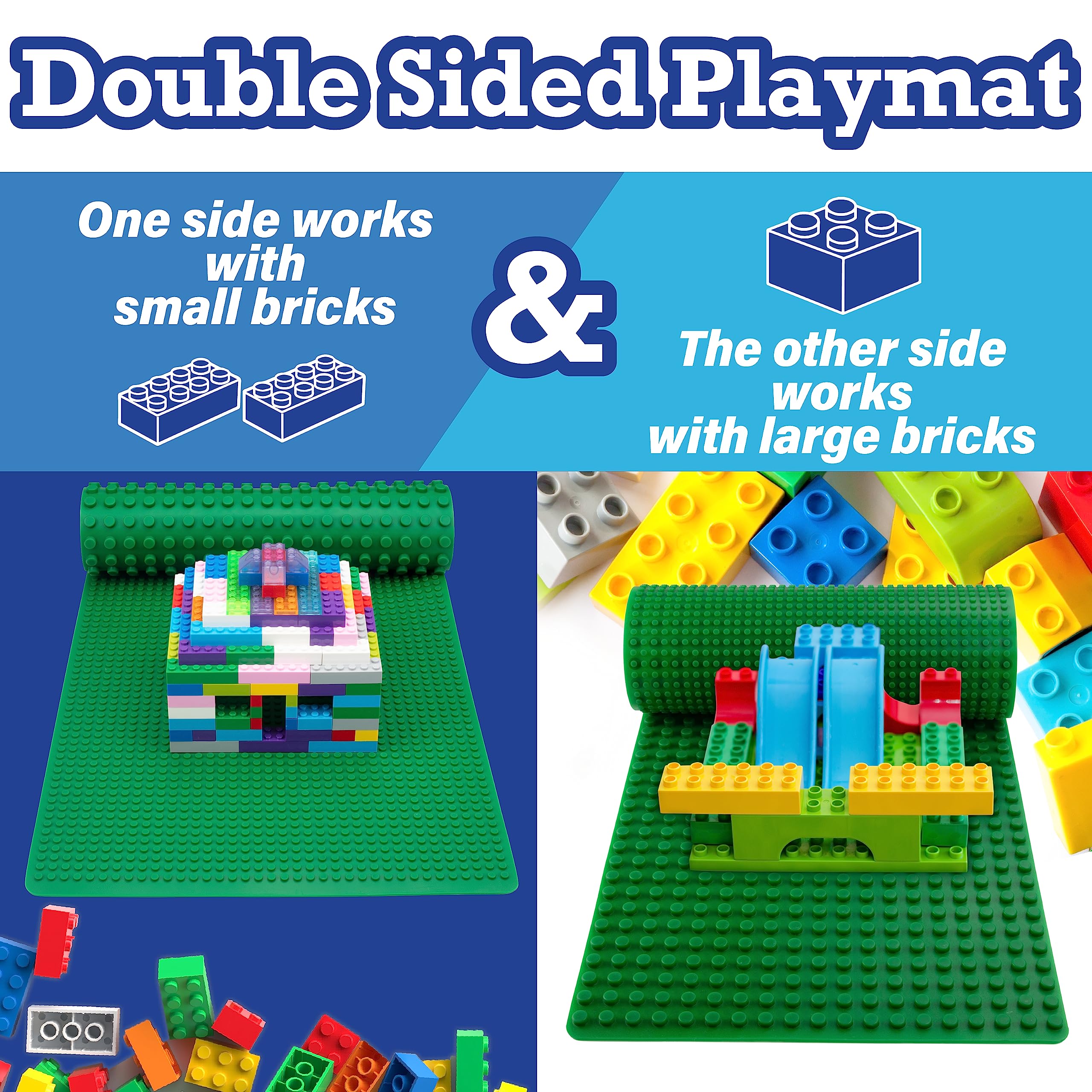 Foto 5 | Bloques De Construcción Playmat Scs Direct Brick (silicona, 32 Cm) - Venta Internacional.