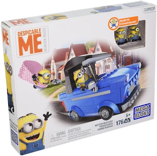 Foto 1 | Set de Juego Mega Bloks Despicable Me Motor Mischief con Coche y Personajes Intercambiables - Venta Internacional