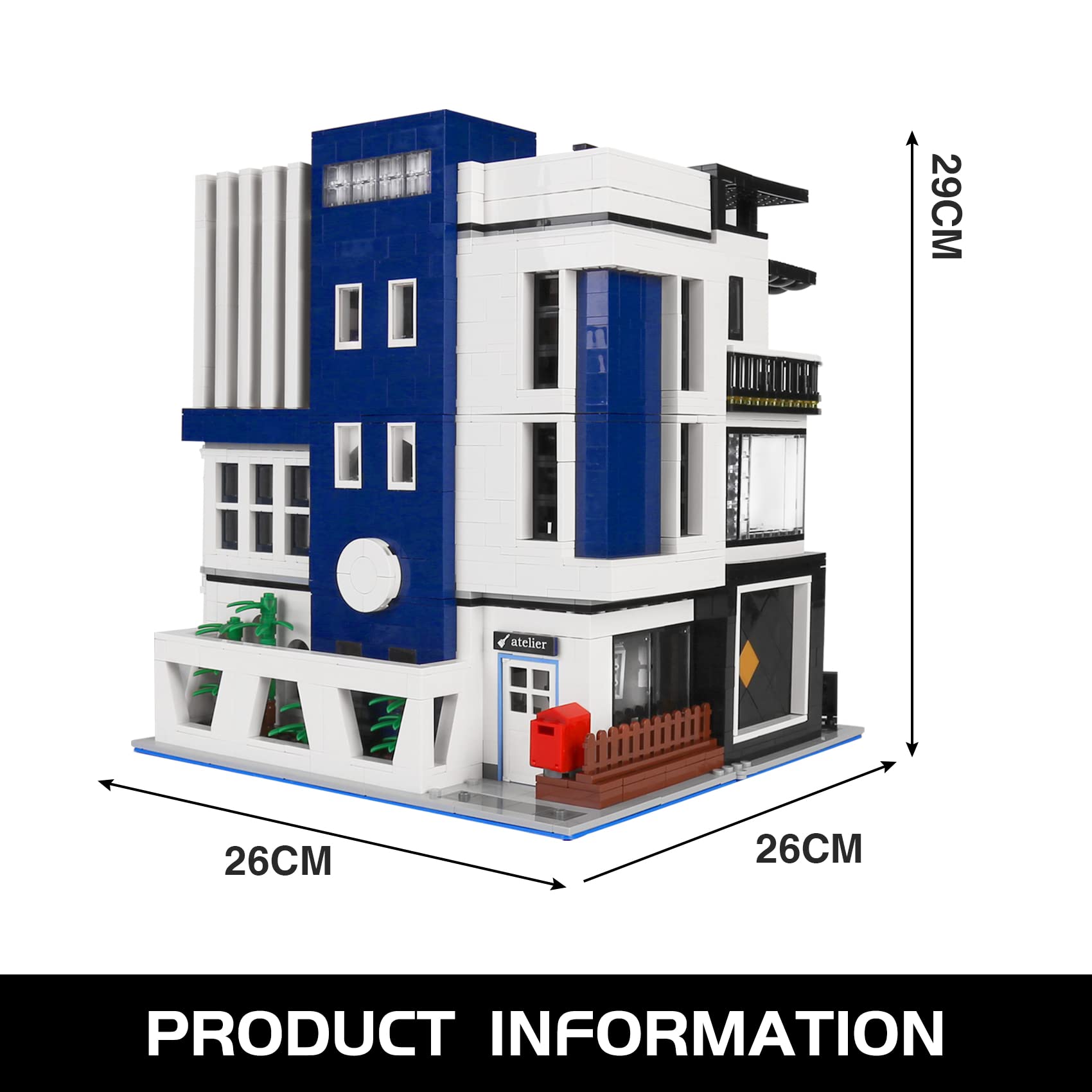 Foto 7 | Galería De Arte Building Block Toy Mould King 16043 Con Luces - Venta Internacional.