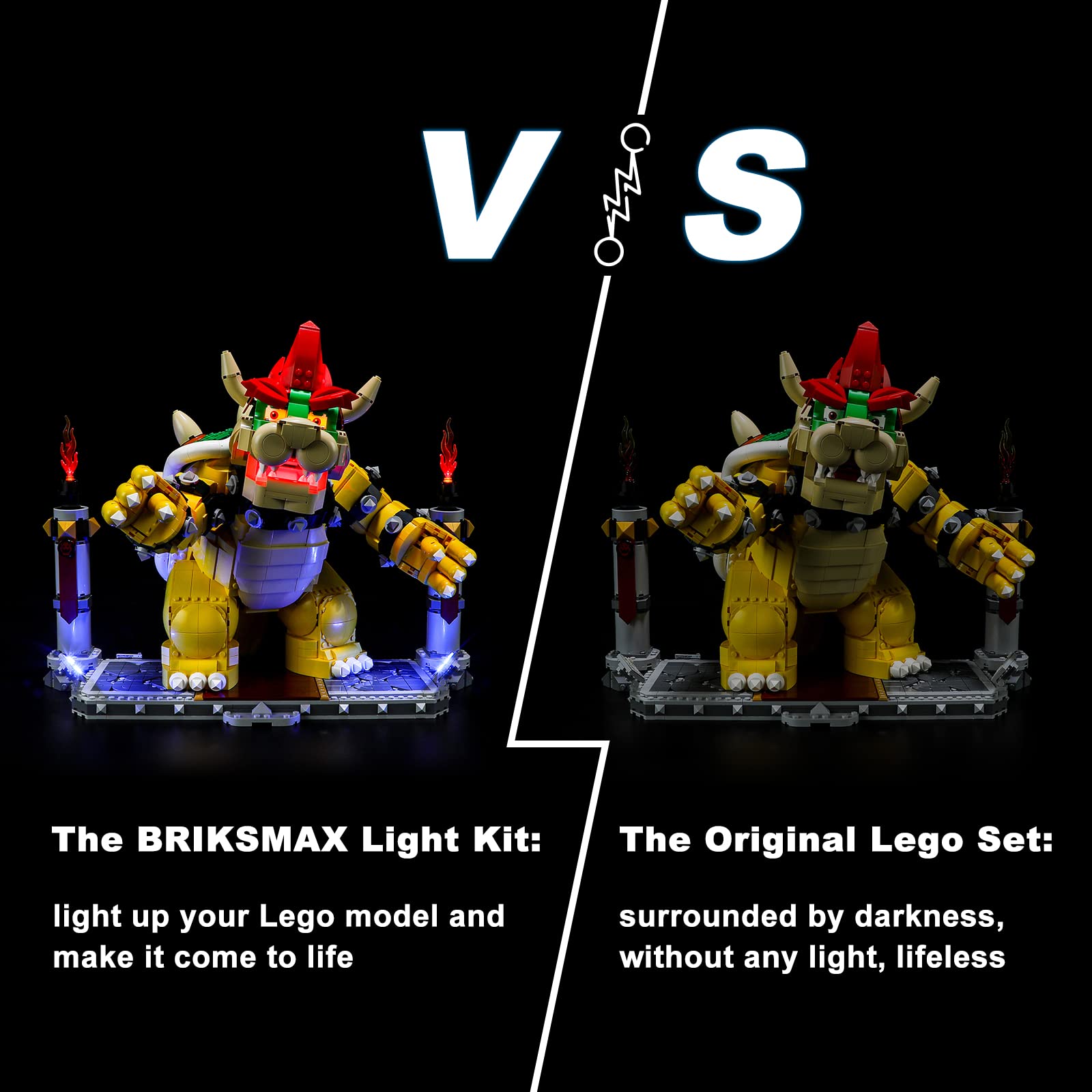 Foto 6 | Kit De Iluminación Briksmax Para Lego The Mighty Bowser 71411 - Venta Internacional.