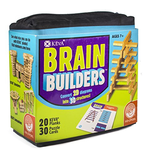 Juguete Mindware Keva Brainbuilders Con 20 Tablas Y 30 Rompecabezas - Venta Internacional.