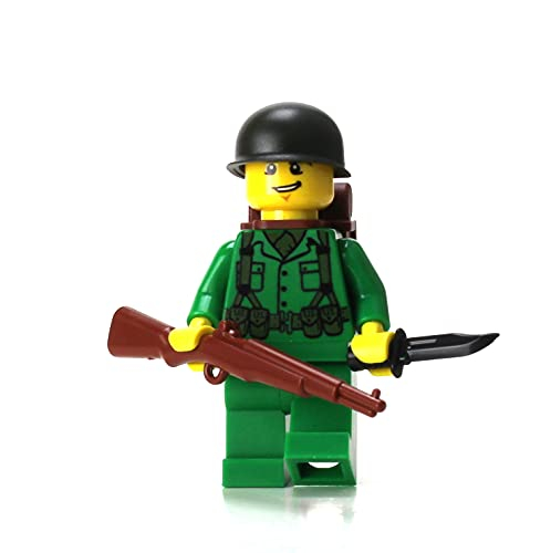 Foto 2 pulgar | Minifigura Battle Brick, Soldado Fusilero De La Segunda Guerra Mundial Del Ejército De Los Ee. Uu. - Venta Internacion