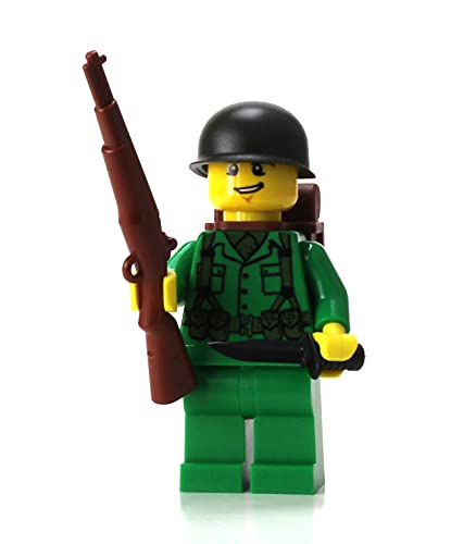 Foto 3 pulgar | Minifigura Battle Brick, Soldado Fusilero De La Segunda Guerra Mundial Del Ejército De Los Ee. Uu. - Venta Internacion