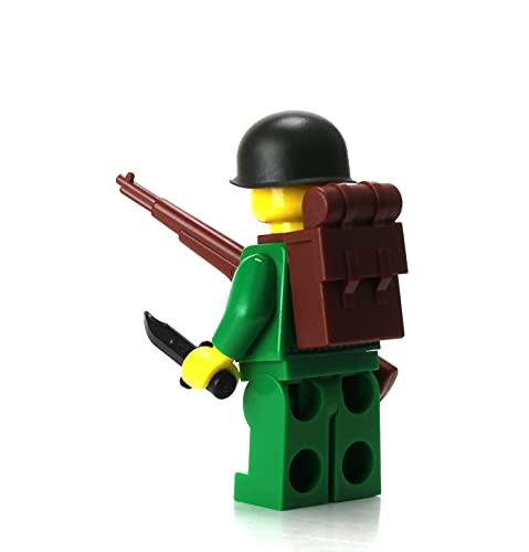 Foto 4 pulgar | Minifigura Battle Brick, Soldado Fusilero De La Segunda Guerra Mundial Del Ejército De Los Ee. Uu. - Venta Internacion