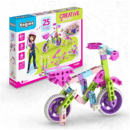 Juguete De Construcción Engino Inventor Girl, 25 Modelos Stem A Partir De 6 Años - Venta Internacional.