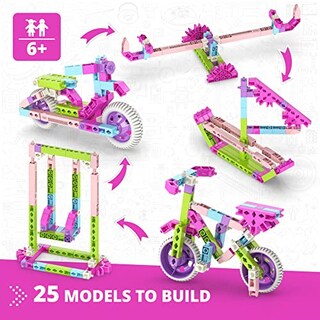 Foto 2 | Juguete De Construcción Engino Inventor Girl, 25 Modelos Stem A Partir De 6 Años - Venta Internacional.