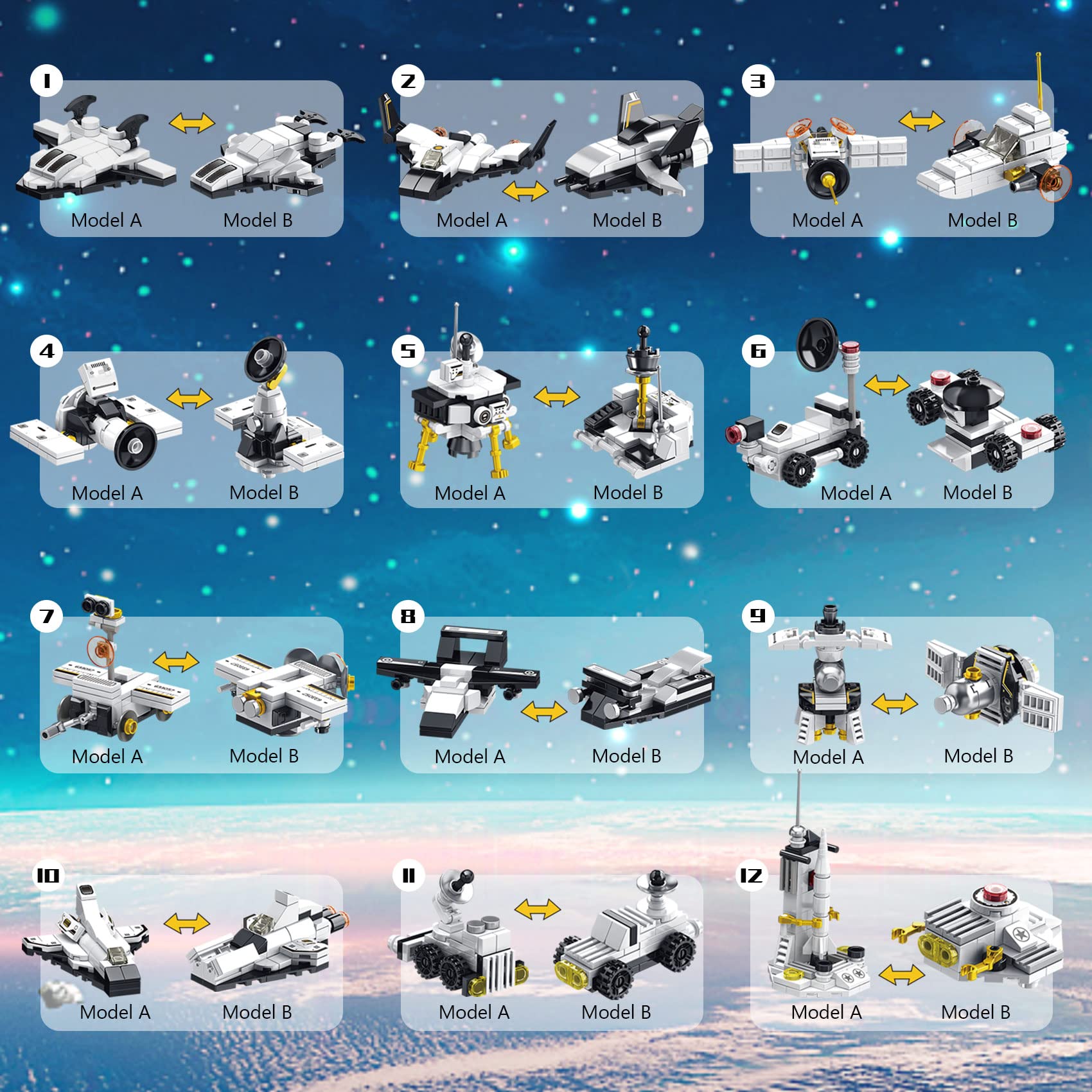 Foto 2 | Juguete De Construcción Prepop Space Shuttle 25 En 1 Para Niños Mayores De 8 Años - Venta Internacional.