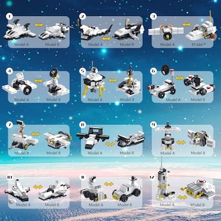 Foto 2 | Juguete De Construcción Prepop Space Shuttle 25 En 1 Para Niños Mayores De 8 Años - Venta Internacional.