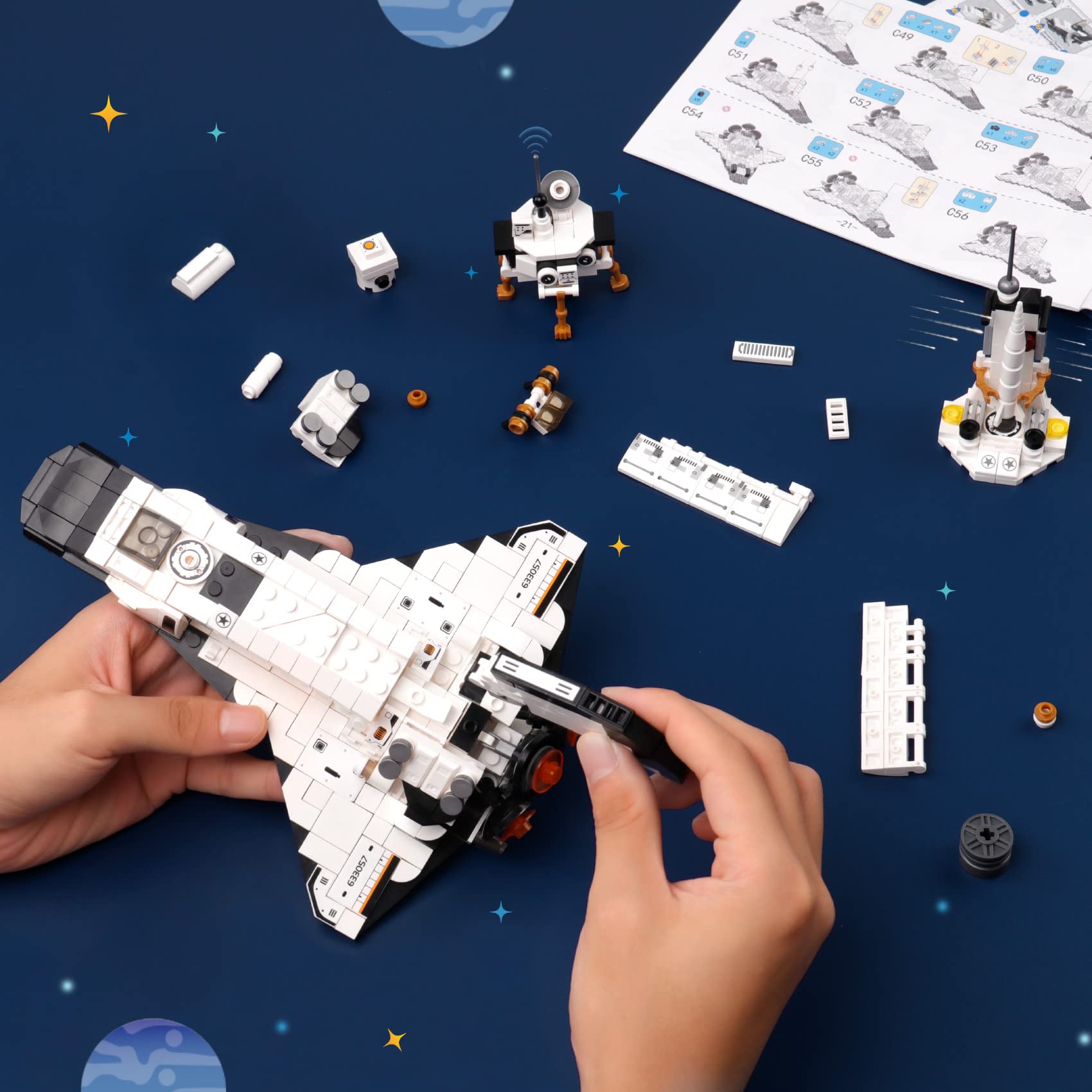 Foto 7 pulgar | Juguete De Construcción Prepop Space Shuttle 25 En 1 Para Niños Mayores De 8 Años - Venta Internacional.