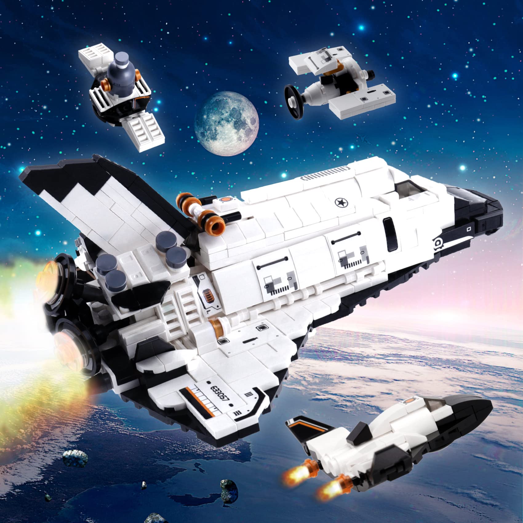 Foto 8 pulgar | Juguete De Construcción Prepop Space Shuttle 25 En 1 Para Niños Mayores De 8 Años - Venta Internacional.
