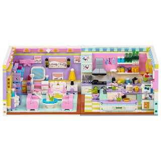 Foto 5 | Set De Bloques De Construcción Pinkbee Friends House Con Dormitorio Pequeño - Venta Internacional.
