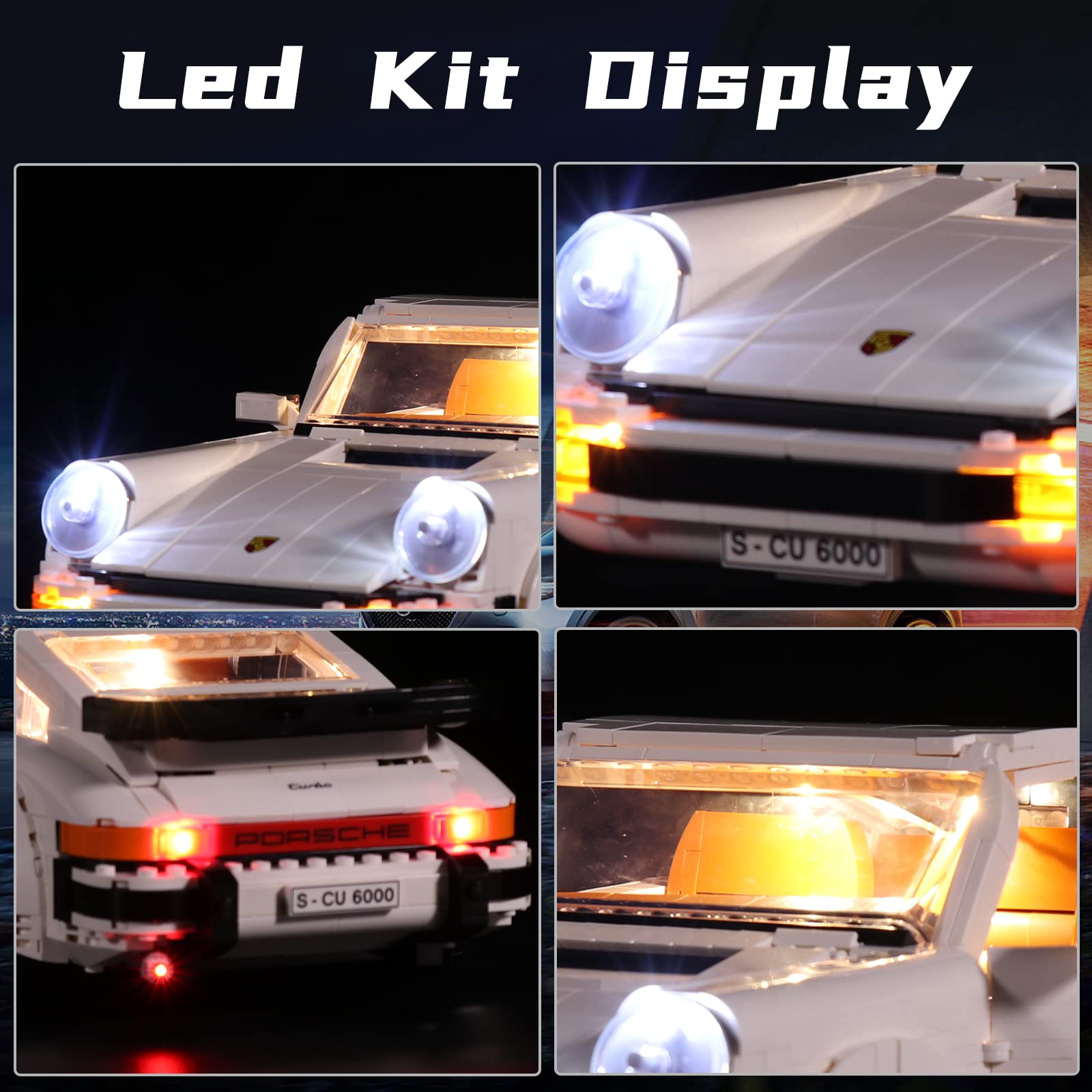 Foto 5 pulgar | Kit De Luces Led Para Lego Porsche 911 (10295) De Bourvill - Venta Internacional.