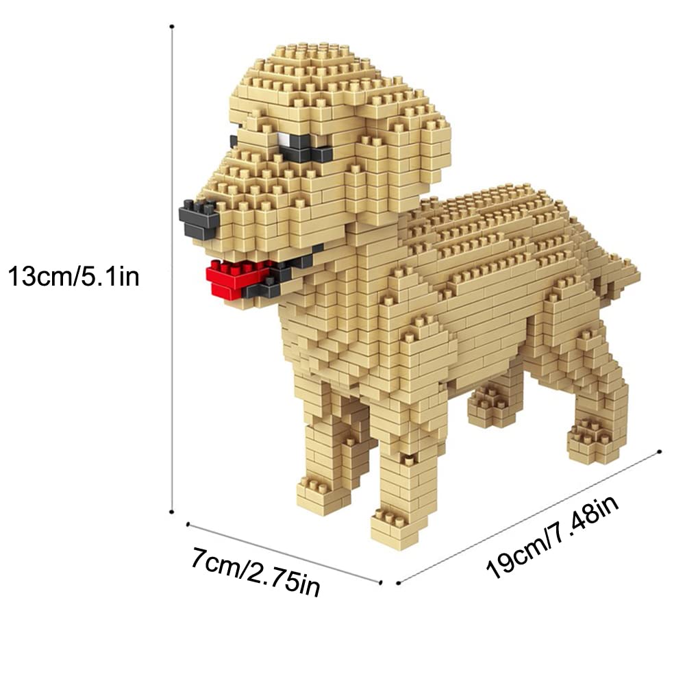 Foto 4 pulgar | Set De Microbloques Para Construir Animales Para Perros, Bricolaje, Arte 3d, 950 Unidades - Venta Internacional.