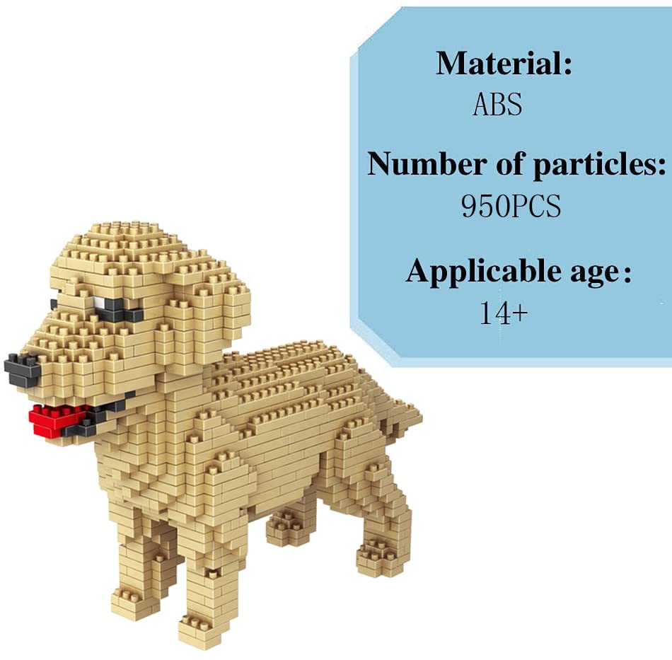 Foto 6 pulgar | Set De Microbloques Para Construir Animales Para Perros, Bricolaje, Arte 3d, 950 Unidades - Venta Internacional.