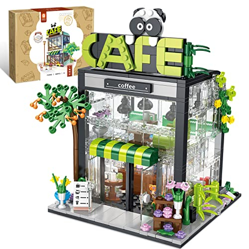 Set De Construcción Para Cafeterías Qlt, Compatible Con Lego - Venta Internacional.