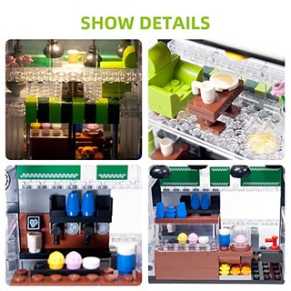 Foto 5 | Set De Construcción Para Cafeterías Qlt, Compatible Con Lego - Venta Internacional.