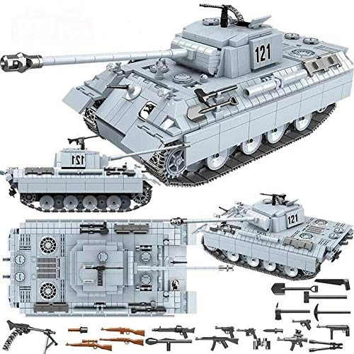 Set De Juguetes Building Blocks Military Ww2 German Panther 121 Tank - Venta Internacional.