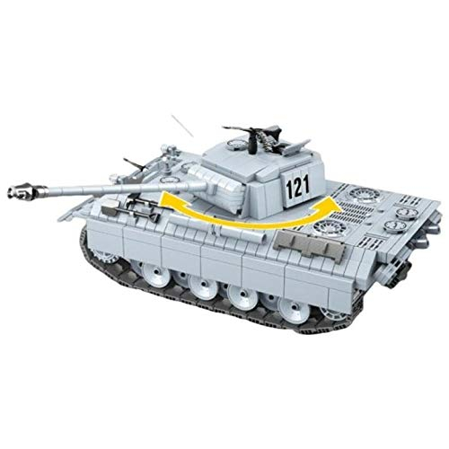 Foto 4 pulgar | Set De Juguetes Building Blocks Military Ww2 German Panther 121 Tank - Venta Internacional.