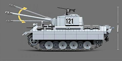 Foto 5 pulgar | Set De Juguetes Building Blocks Military Ww2 German Panther 121 Tank - Venta Internacional.