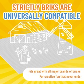 Foto 4 | Placas Base De Ladrillo Strictly Briks Classic, Apilables, D - Venta Internacional.