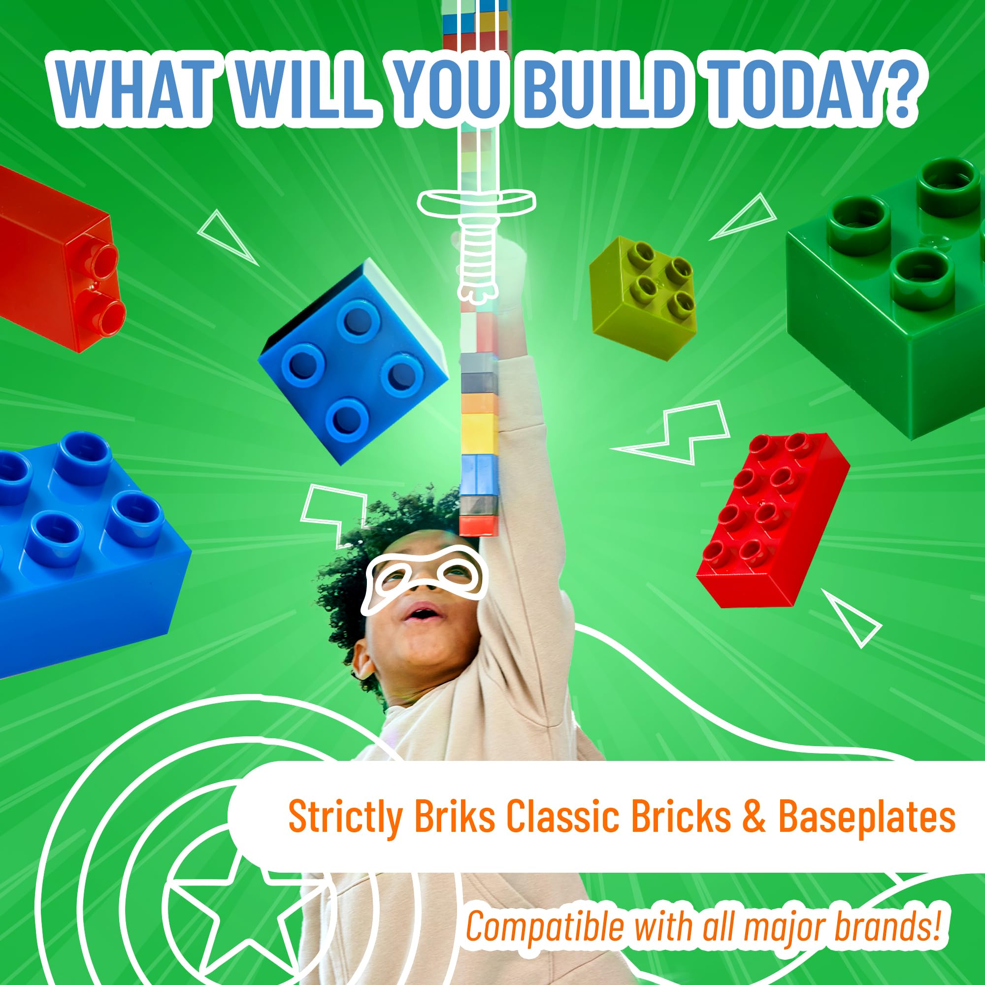 Foto 7 pulgar | Placas Base De Ladrillo Strictly Briks Classic, Apilables, D - Venta Internacional.
