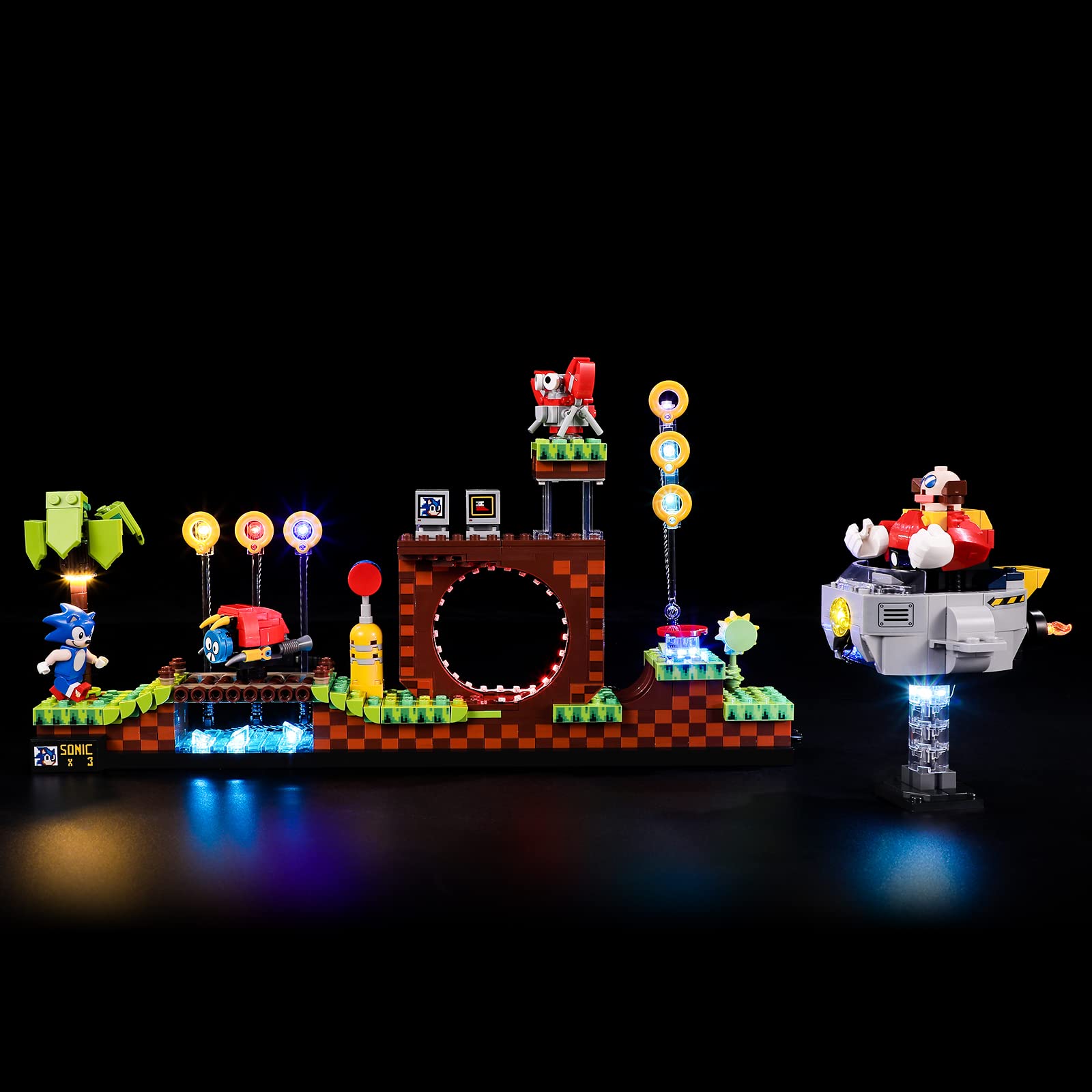 Foto 2 pulgar | Kit De Luces Para Lego Sonic The Hedgehog Green Hill Zone 21331 - Venta Internacional.