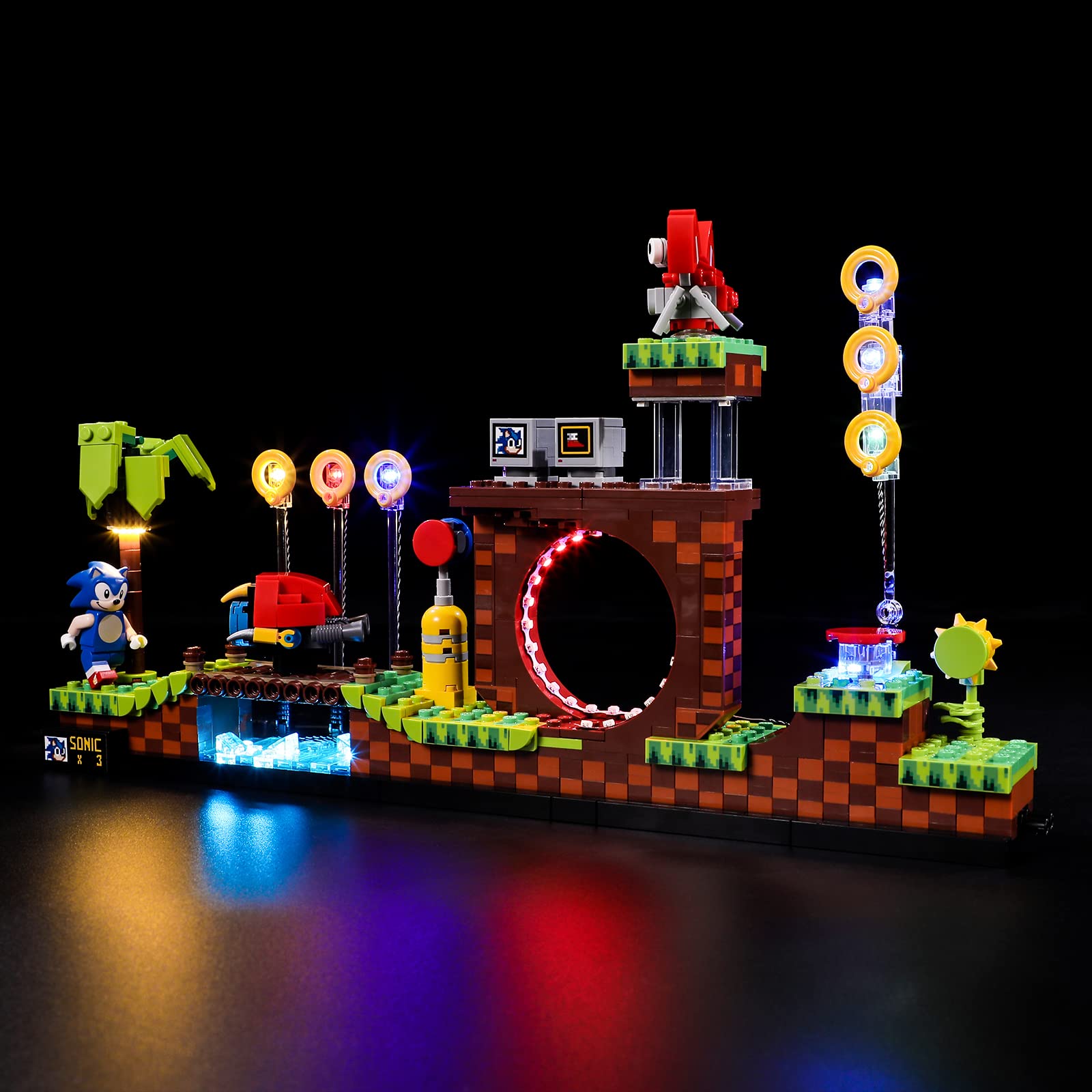 Foto 3 pulgar | Kit De Luces Para Lego Sonic The Hedgehog Green Hill Zone 21331 - Venta Internacional.