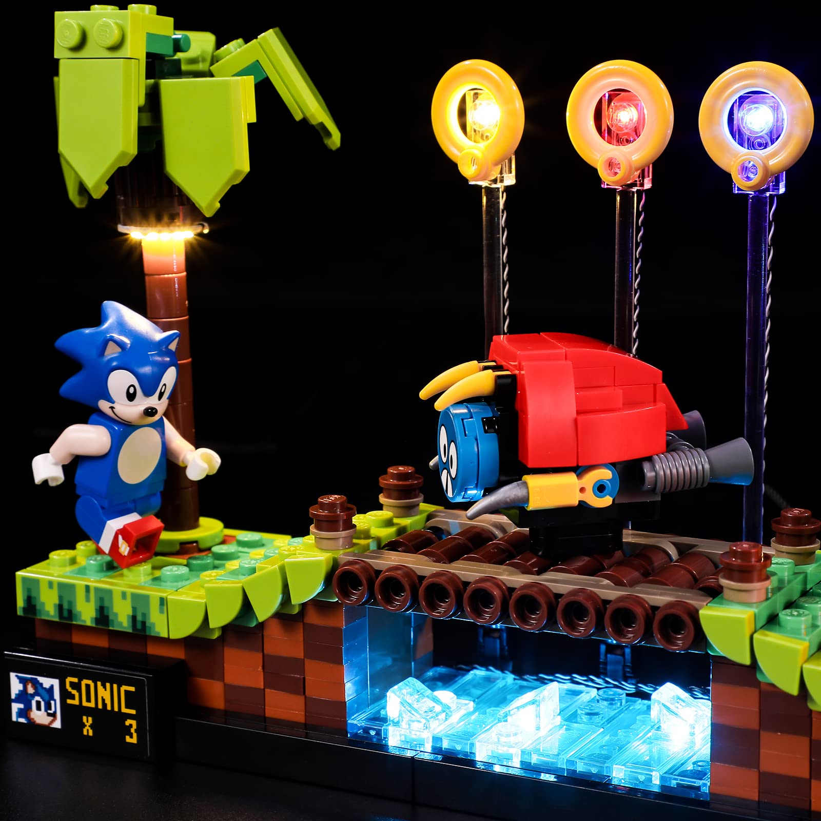 Foto 6 pulgar | Kit De Luces Para Lego Sonic The Hedgehog Green Hill Zone 21331 - Venta Internacional.