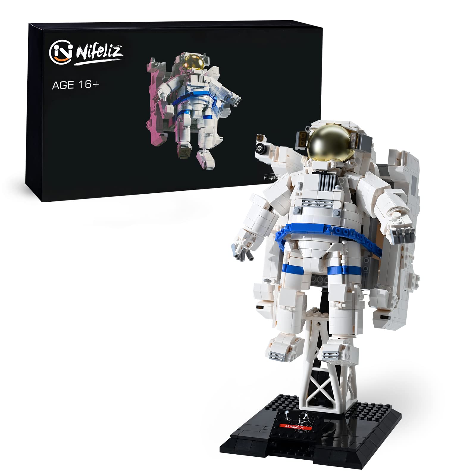 Bloque De Construcción Nifeliz Home Universe Astronaut 1515 Piezas - Venta Internacional.