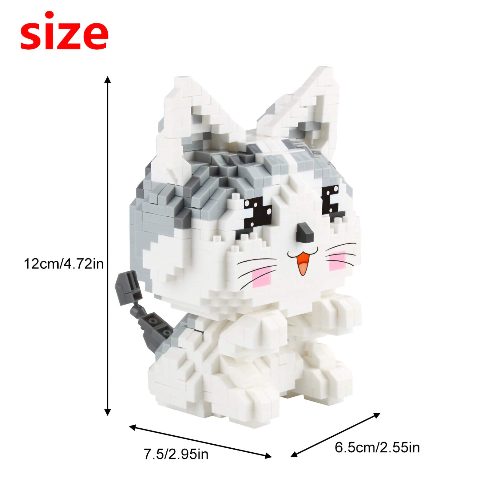 Foto 3 pulgar | Microjuguete Para Mascotas Building Blocks Larcele Cat Con 1022 Bloques - Venta Internacional.