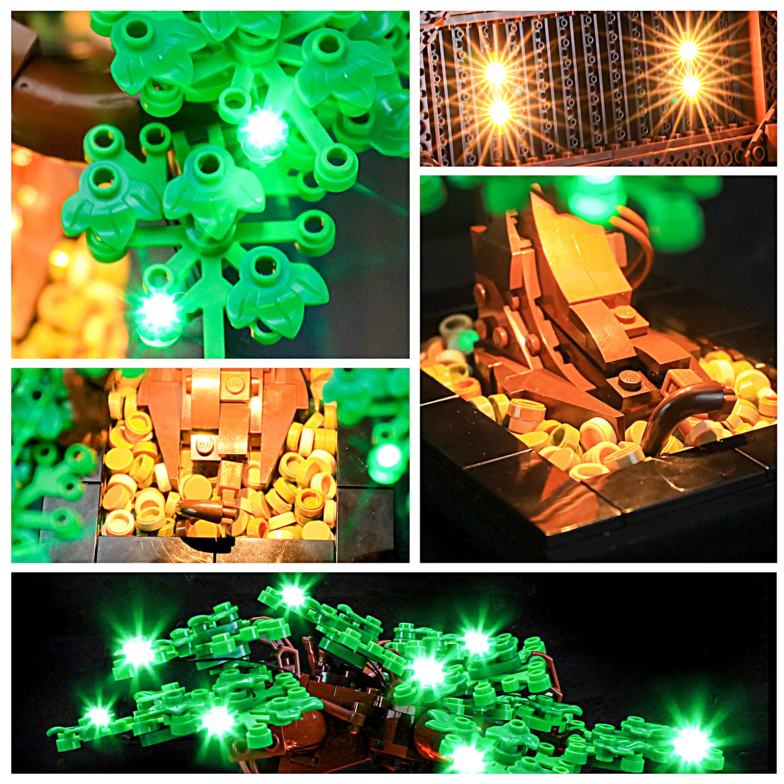 Foto 5 pulgar | Kit De Luces Led Yeabricks Para Bonsái Lego Creator Expert - Venta Internacional.