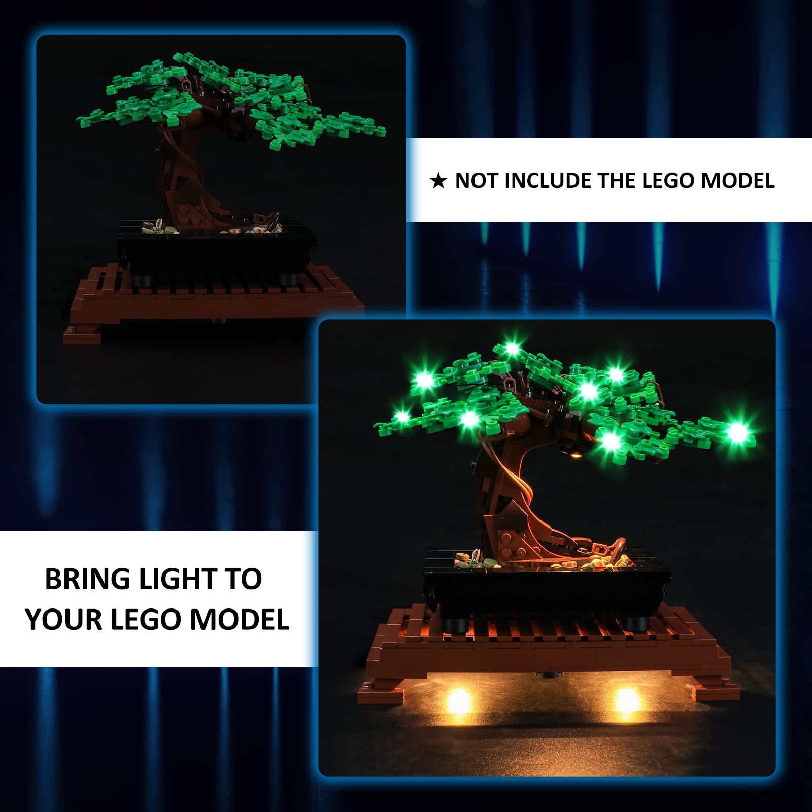 Foto 6 | Kit De Luces Led Yeabricks Para Bonsái Lego Creator Expert - Venta Internacional.