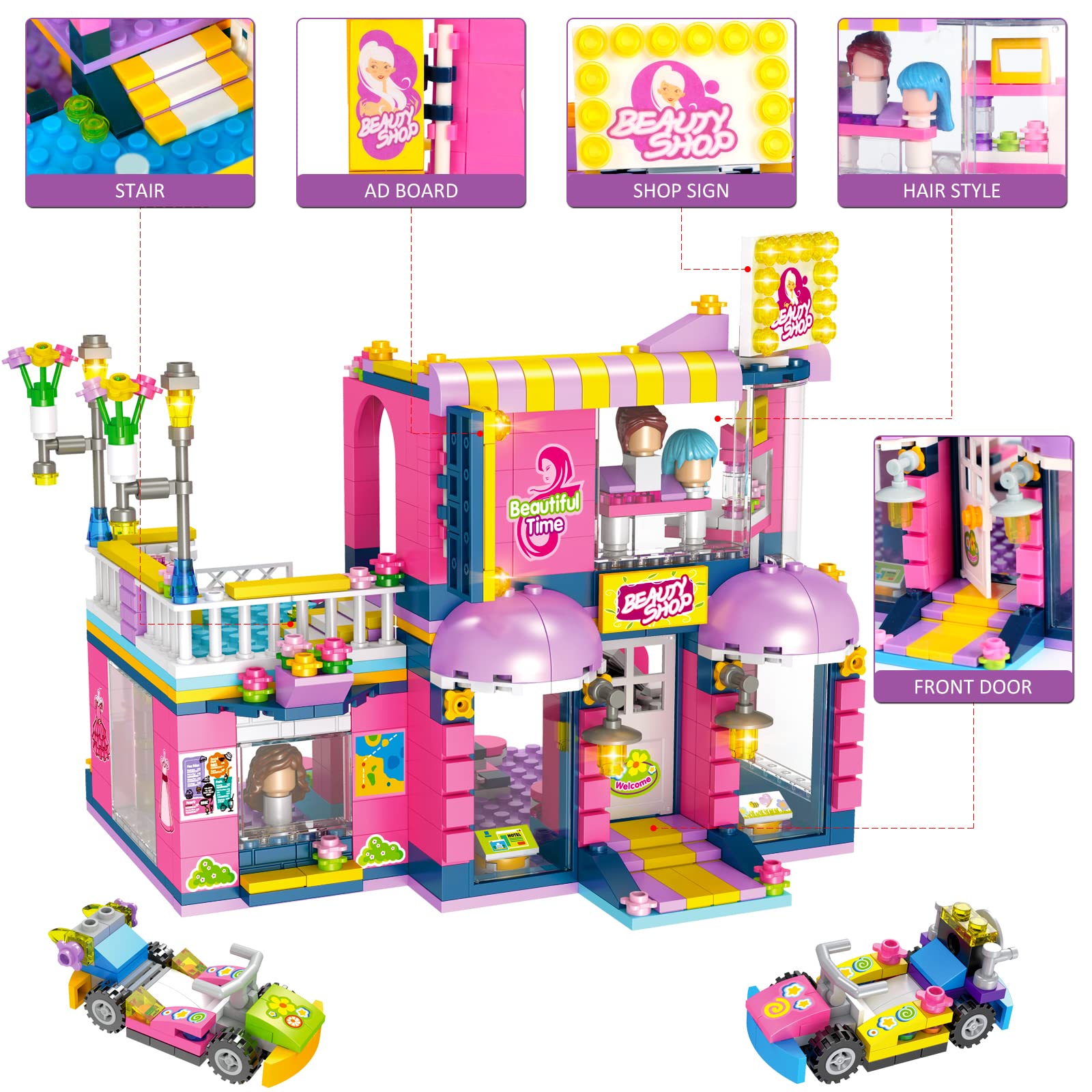 Foto 4 | Set De Bloques De Construcción Exercise N Play Happy Family Friends - Venta Internacional.